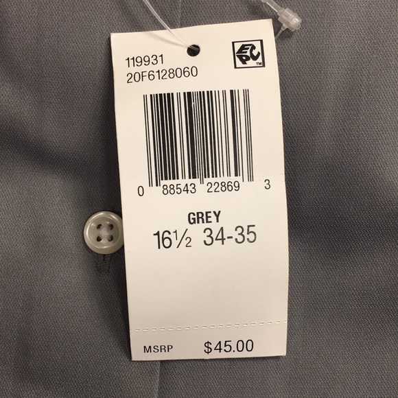 NEW - Van Heusen Mens Button Up Dress Shirt - Large - Picture 7 of 7